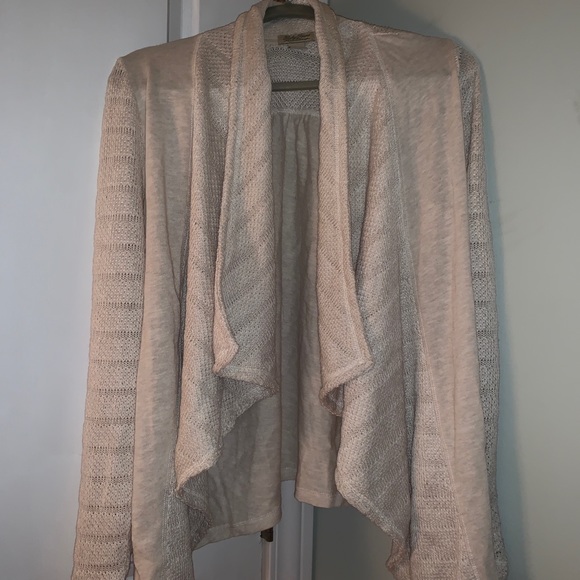 Lucky Brand Creme Crochet & Cotton Sweater - Picture 2 of 4